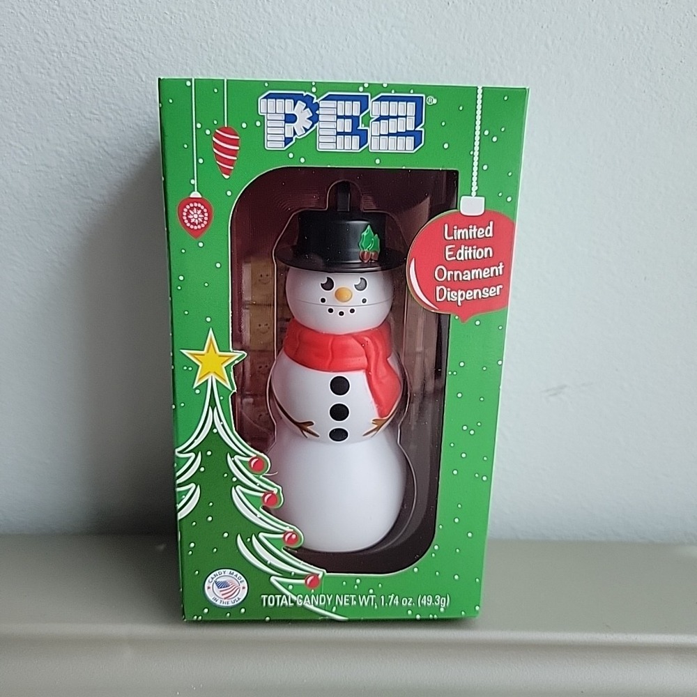 PEZ Snowman Limited Edition Ornament ~ New in Box, Read Description